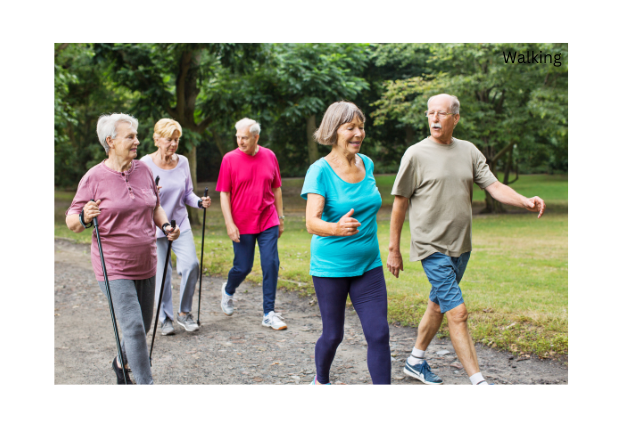 seniors walking