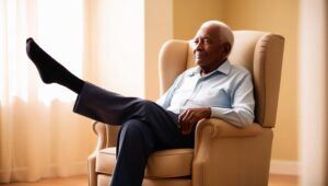 seated leg lift for seniors